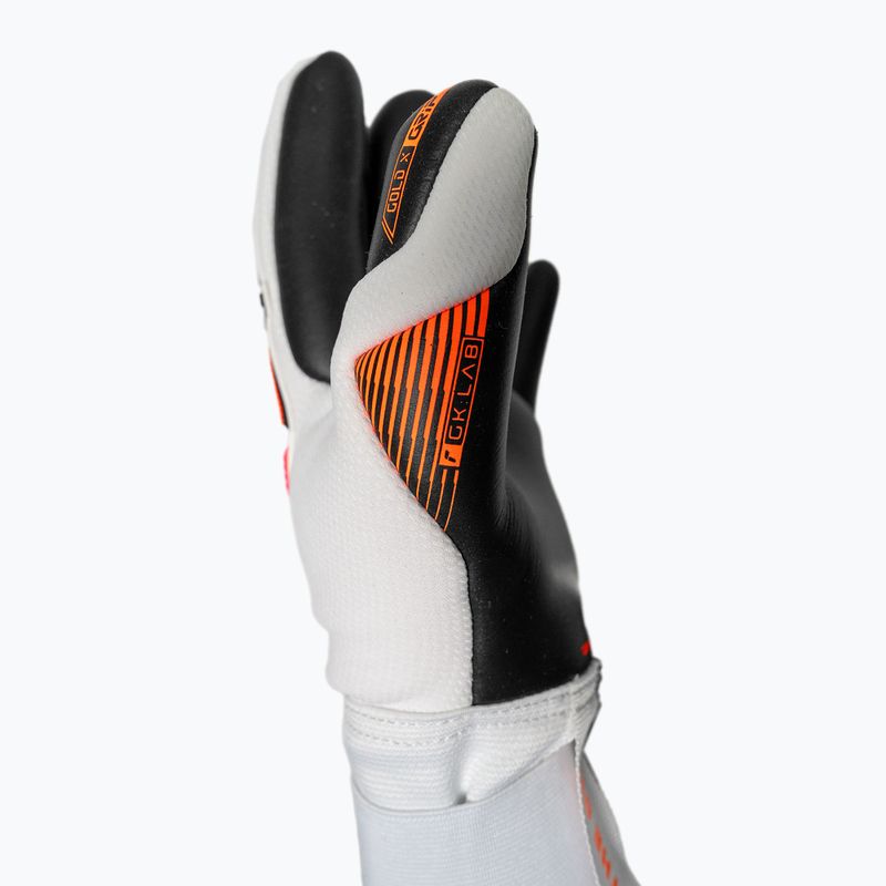 Вратарски ръкавици Reusch Attrakt Freegel Gold X white/shocking orange/black 5