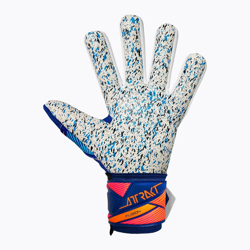 Вратарски ръкавици Reusch Attrakt Fusion NC sharp blue/white/shocking orange 3