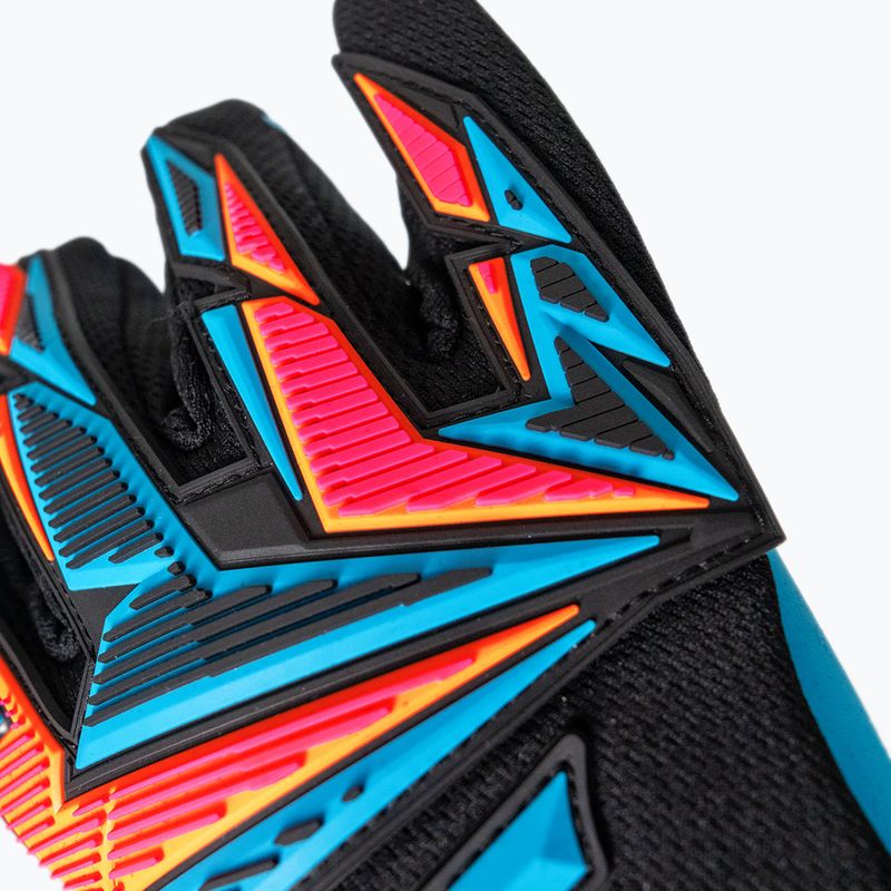 Вратарски ръкавици Reusch Attrakt Freegel Aqua black/shocking orange/aqua blue 6