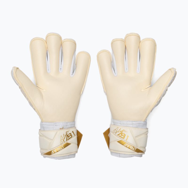 Вратарски ръкавици Reusch Attrakt AB1 Duo white/gold 3