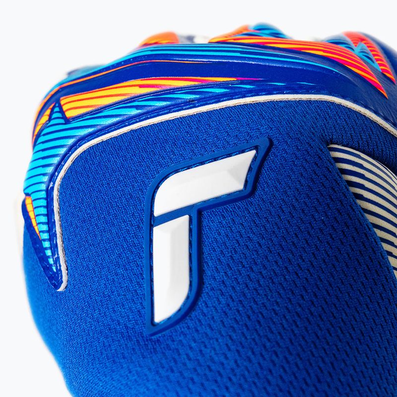 Вратарски ръкавици Reusch Attrakt Gold X NC sharp blue/white/shocking orange 5