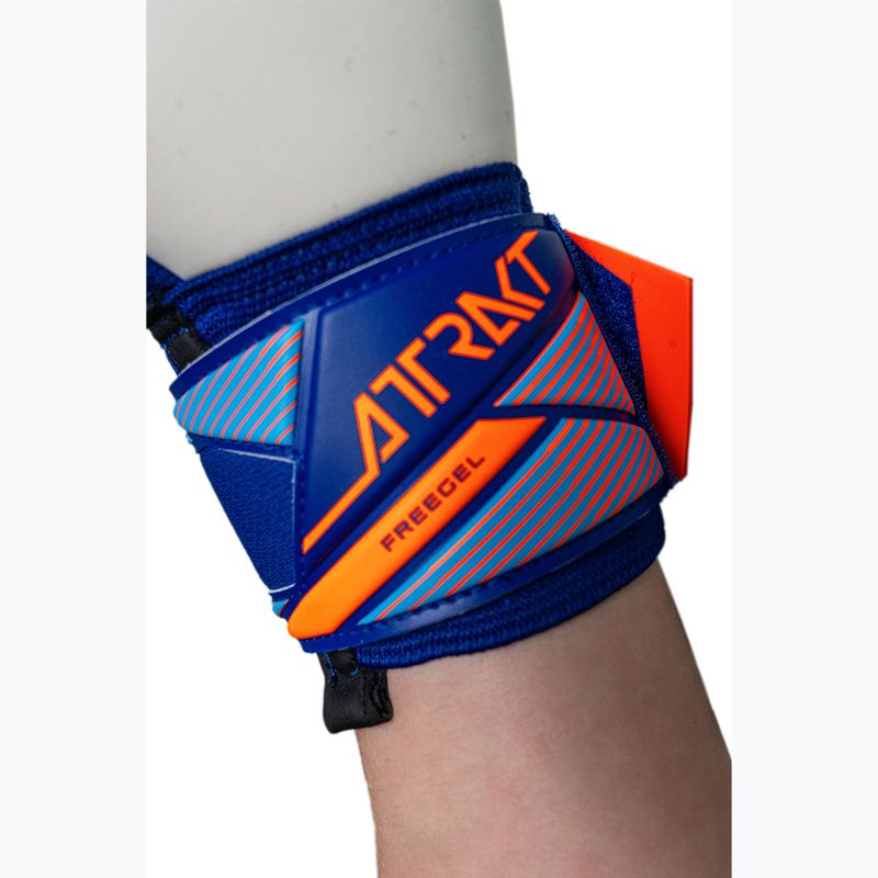 Вратарски ръкавици Reusch Attrakt Freegel Advance sharp blue/shocking orange 8