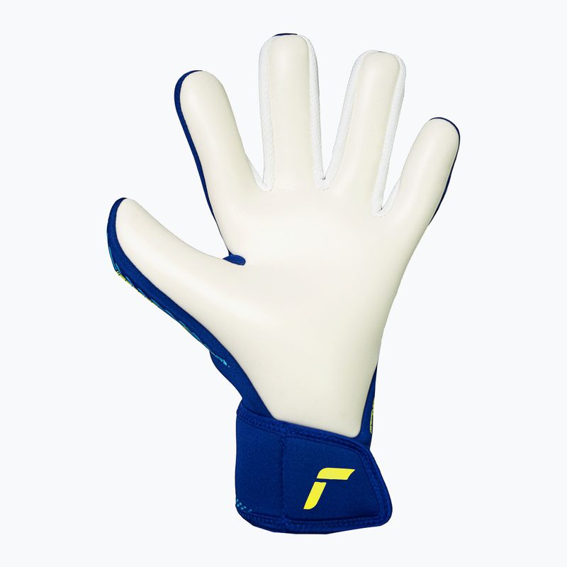 Детски вратарски ръкавици Reusch Fastgrip Advance Junior sharp blue/white 3