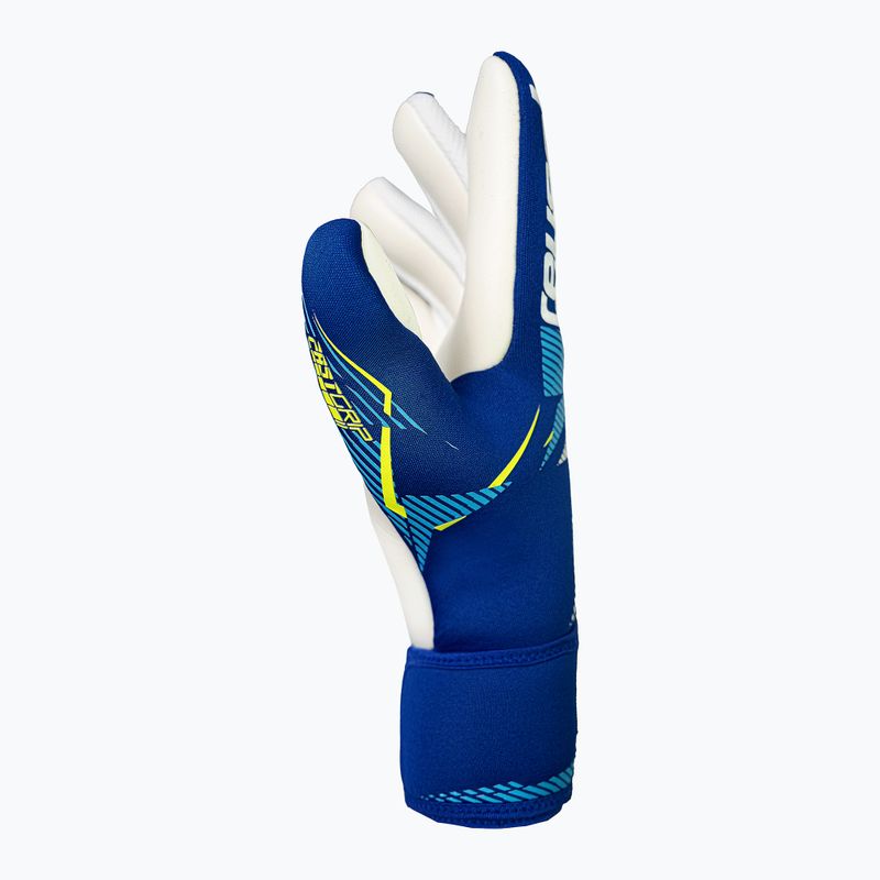 Детски вратарски ръкавици Reusch Fastgrip Advance Junior sharp blue/white 4