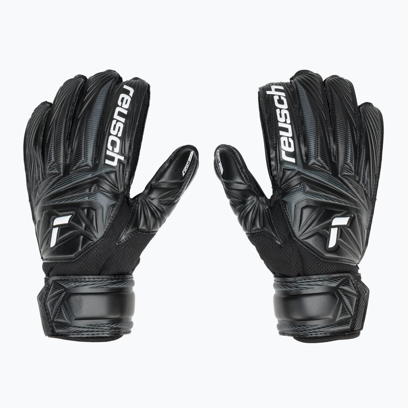 Детски вратарски ръкавици Reusch Attrakt Infinity Junior black 2