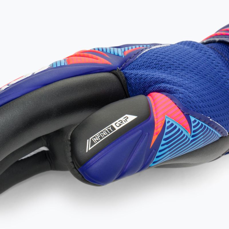 Детски вратарски ръкавици Reusch Attrakt Infinity Evolution NC Junior sharp blue/shocking orange/black 5