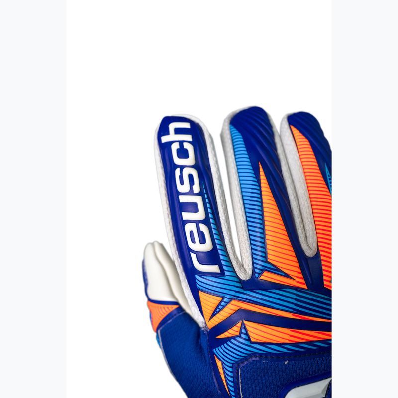 Вратарски ръкавици Reusch Attrakt Advance sharp blue/white/shocking orange 6