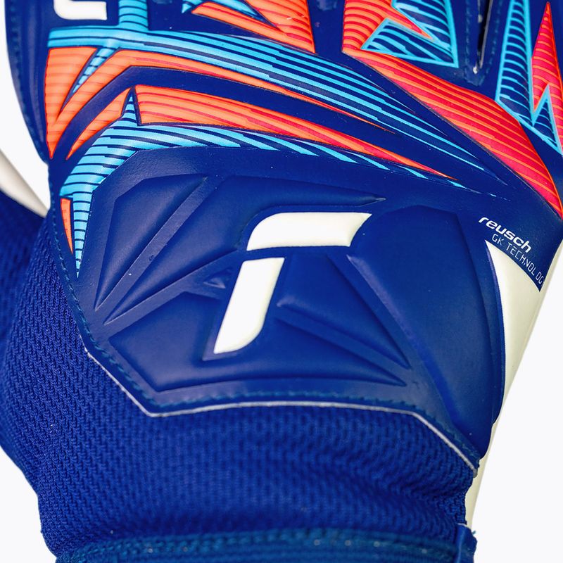 Вратарски ръкавици Reusch Attrakt Starter Solid sharp blue/white/shocking orange 5