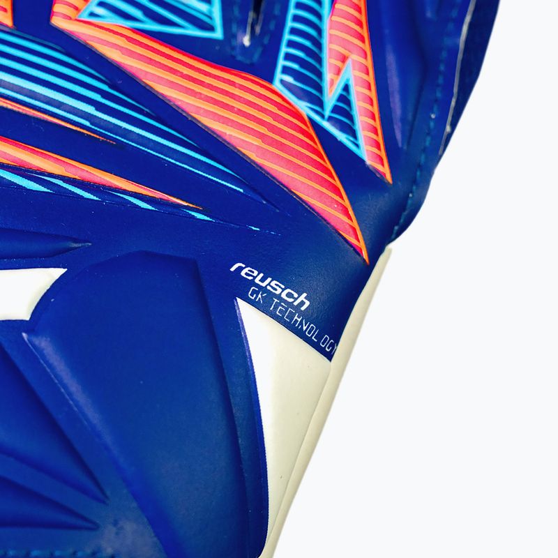 Вратарски ръкавици Reusch Attrakt Starter Solid sharp blue/white/shocking orange 6