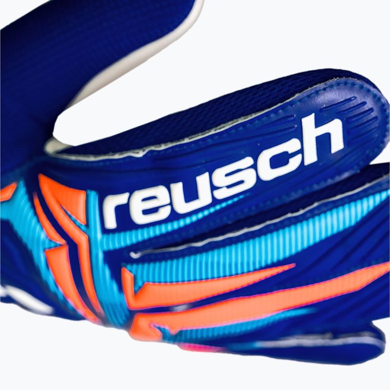 Вратарски ръкавици Reusch Attrakt Starter Solid sharp blue/white/shocking orange 7