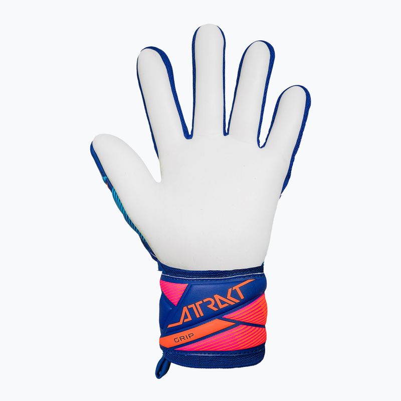Вратарски ръкавици Reusch Attrakt Grip sharp blue/white/shocking orange 3
