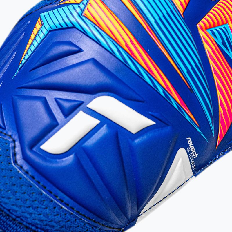 Вратарски ръкавици Reusch Attrakt Solid sharp blue/white/shocking orange 5