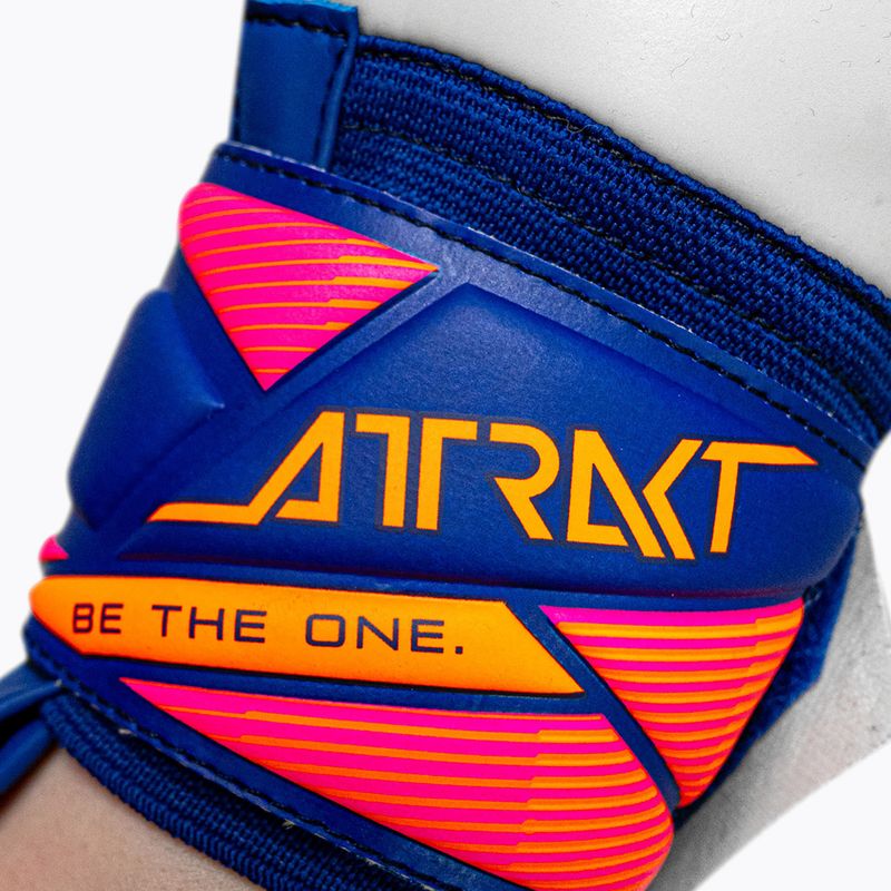 Вратарски ръкавици Reusch Attrakt Solid sharp blue/white/shocking orange 8