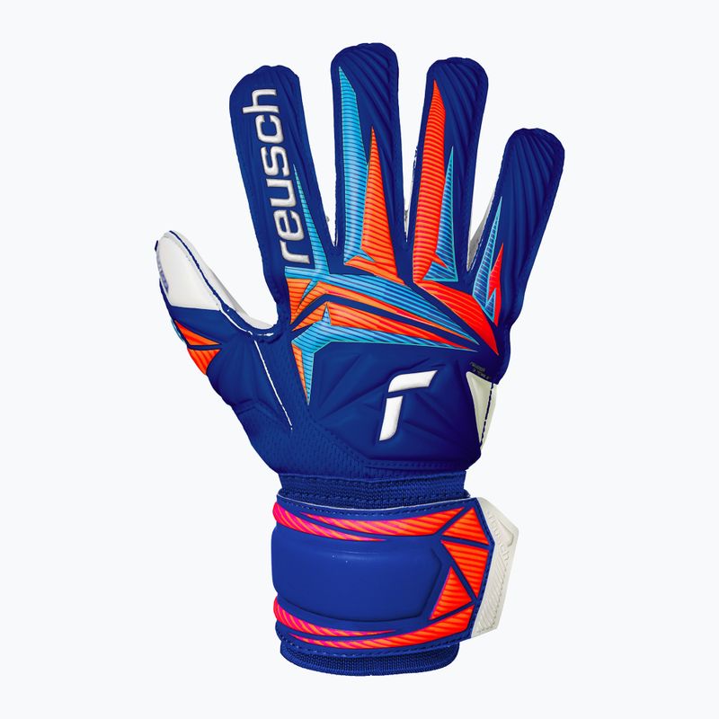 Детски вратарски ръкавици Reusch Attrakt Advance Junior sharp blue/white/shocking orange 2
