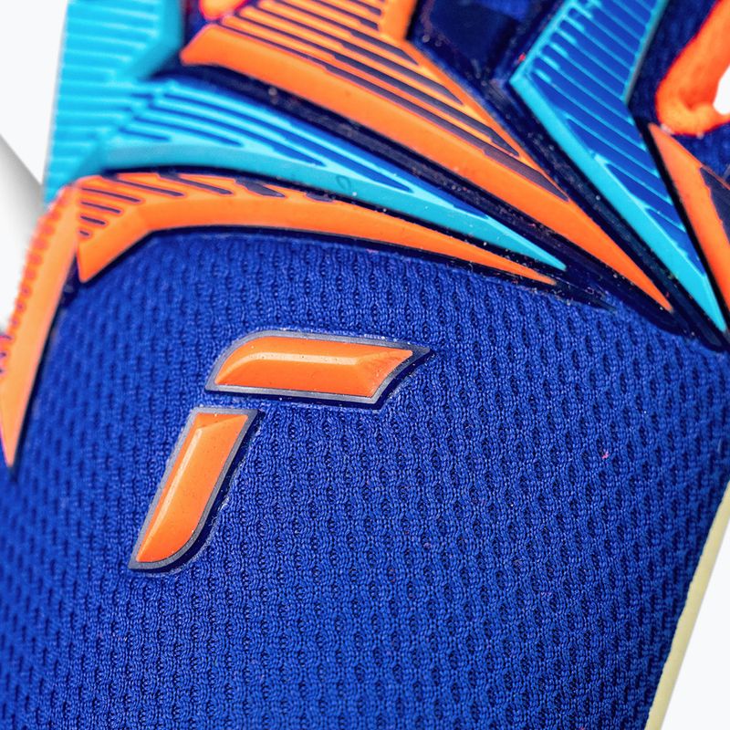 Детски вратарски ръкавици Reusch Attrakt Freegel Advance Junior sharp blue/shocking orange 5