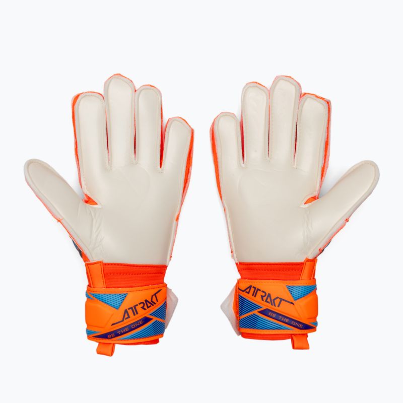 Вратарски ръкавици Reusch Attrakt Solid shocking orange/blue 3