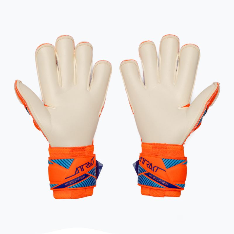 Вратарски ръкавици Reusch Attrakt Gold X Evolution shocking orange/blue 3