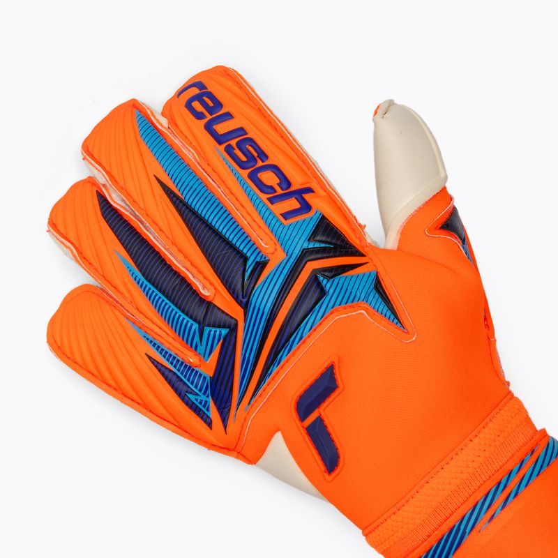 Вратарски ръкавици Reusch Attrakt Gold X Evolution shocking orange/blue 4