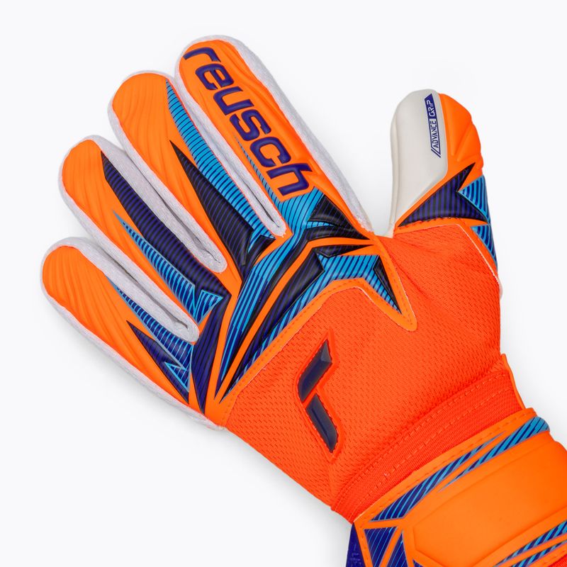 Вратарски ръкавици Reusch Attrakt Advance shocking orange/blue 4