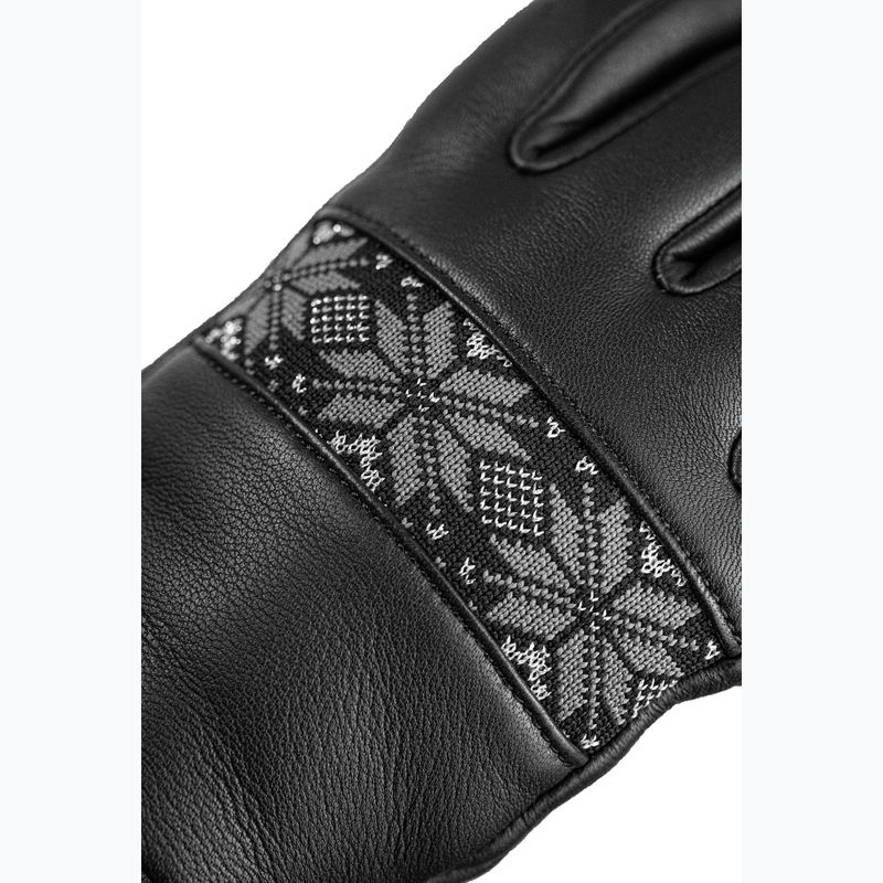 Дамски скиорски ръкавици Reusch Charlize R-Tex XT black/steel gray/silver 5