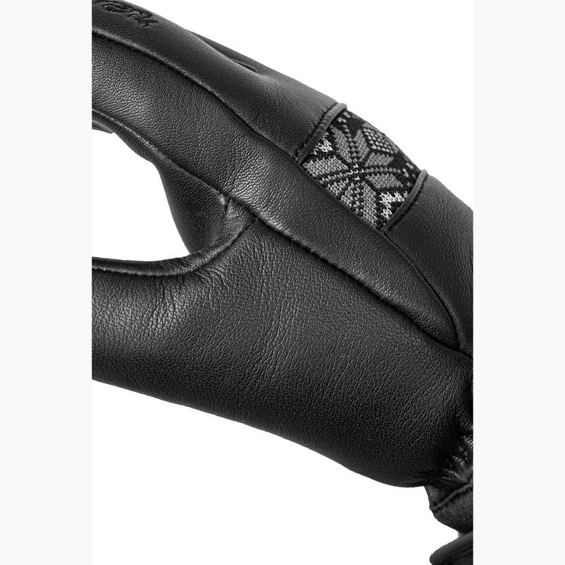 Дамски скиорски ръкавици Reusch Charlize R-Tex XT black/steel gray/silver 7