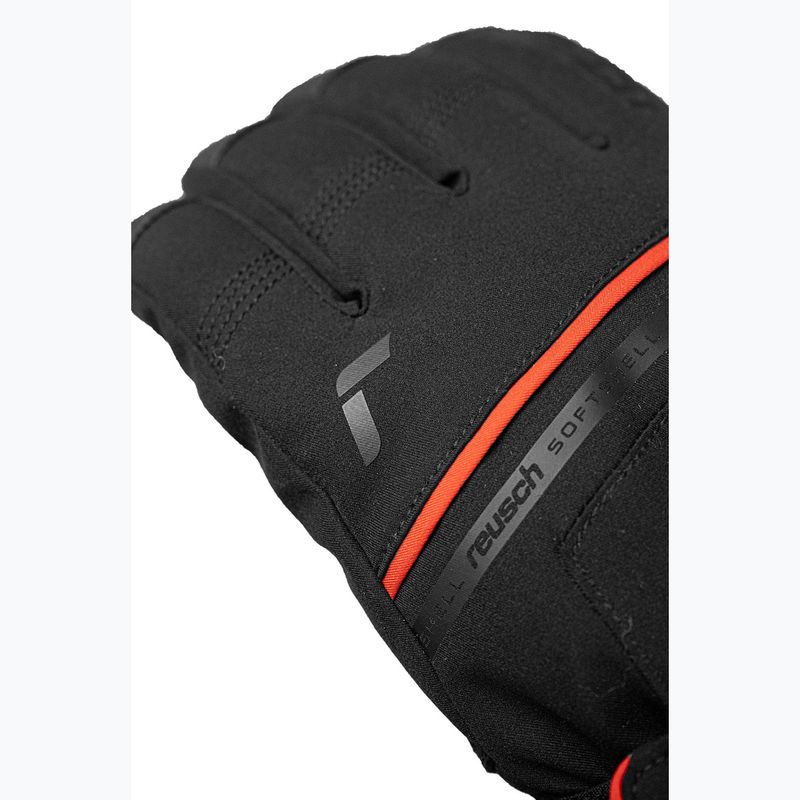 Скиорски ръкавици Reusch Morris GORE-TEX black/fire red 6