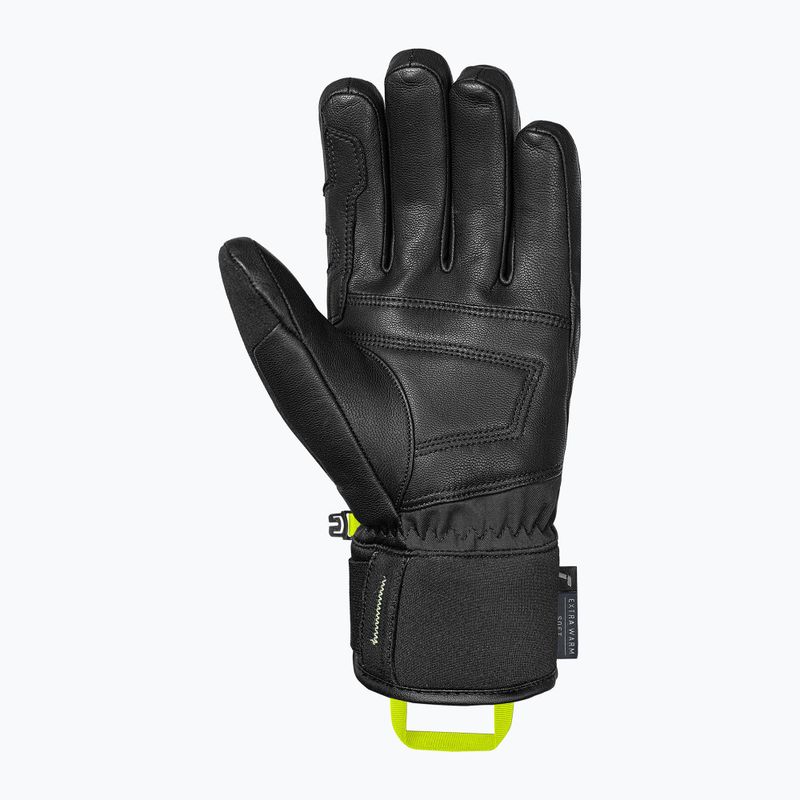 Скиорски ръкавици Reusch Profi SL black/dark granite/safety yellow 3