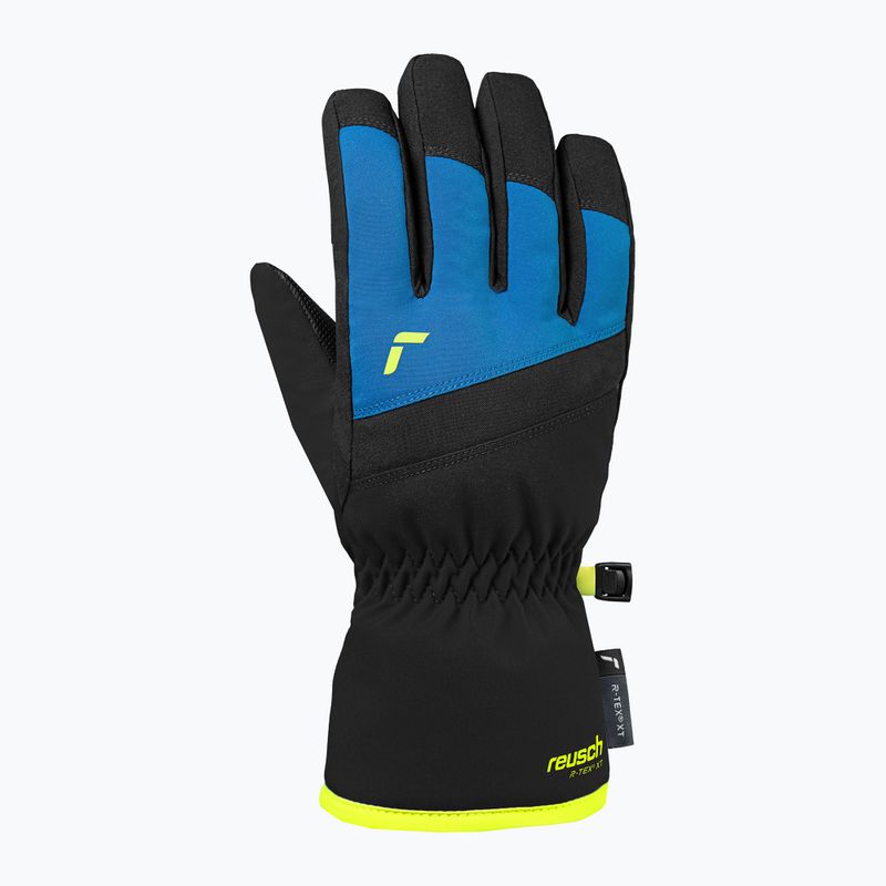 Детски скиорски ръкавици Reusch Wonder R-TEX® XT Junior blck/bril blu/safety yell 2