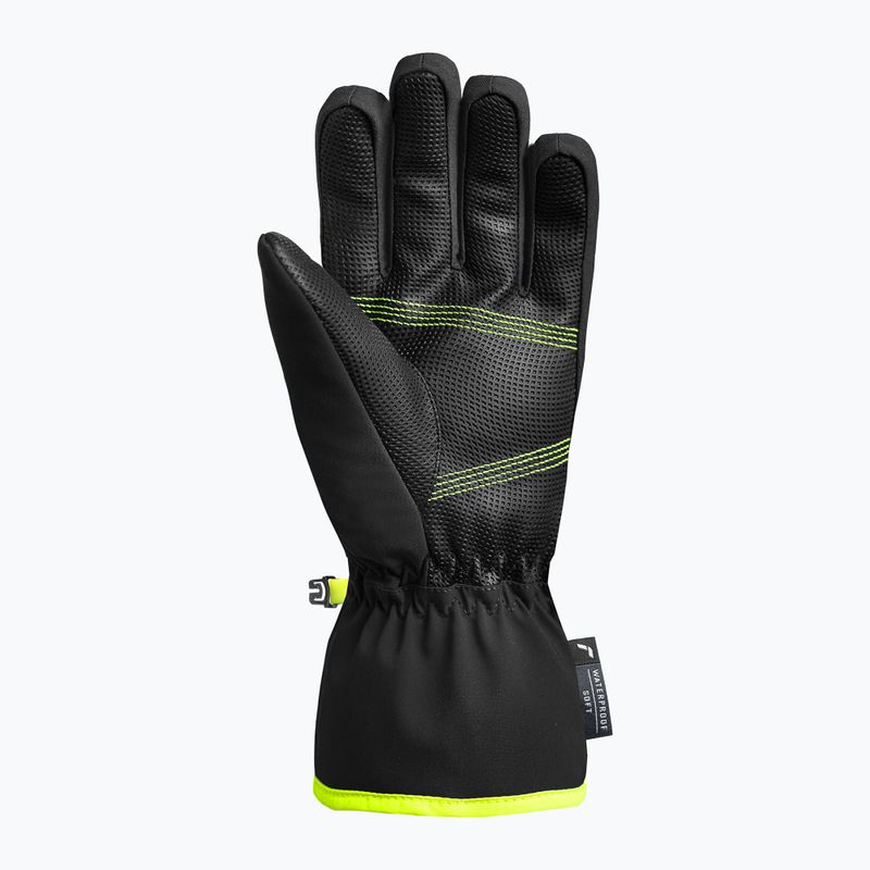 Детски скиорски ръкавици Reusch Wonder R-TEX® XT Junior blck/bril blu/safety yell 3