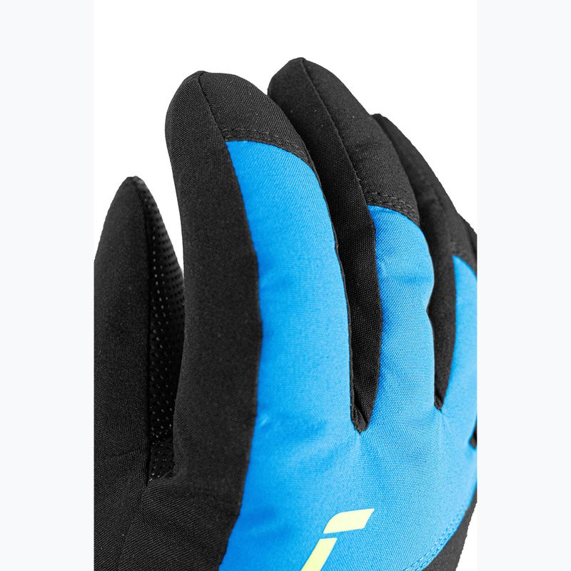 Детски скиорски ръкавици Reusch Wonder R-TEX® XT Junior blck/bril blu/safety yell 4