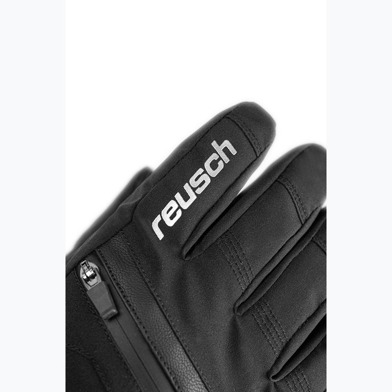 Детски скиорски ръкавици Reusch Lan R-Tex XT black/silver 4