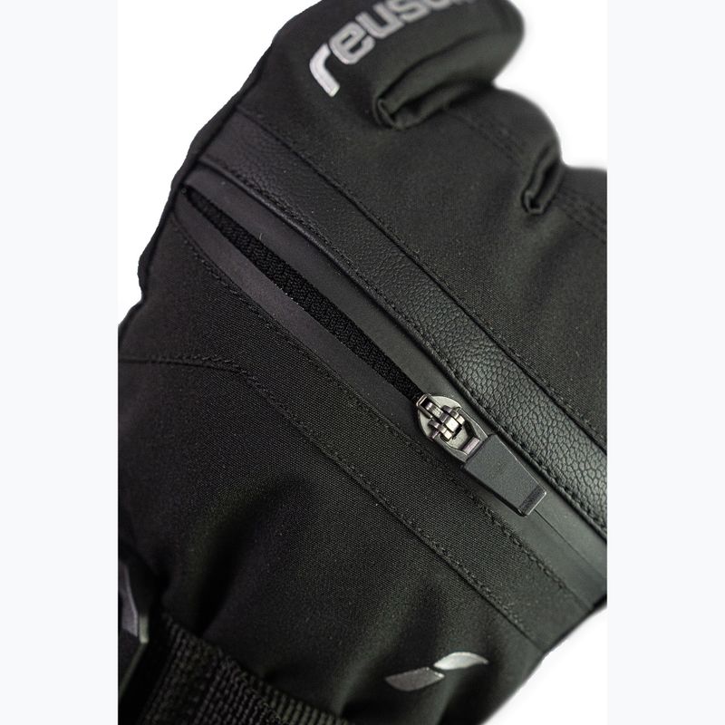 Детски скиорски ръкавици Reusch Lan R-Tex XT black/silver 5