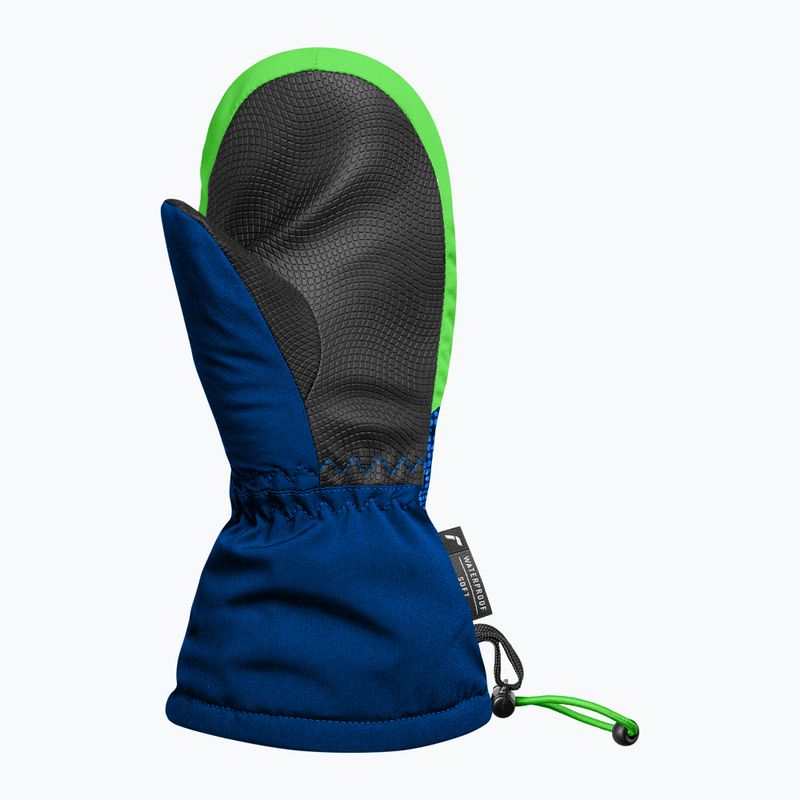 Детски скиорски ръкавици Reusch Maxi R-Tex XT Mitten surf the web/green gecko 3