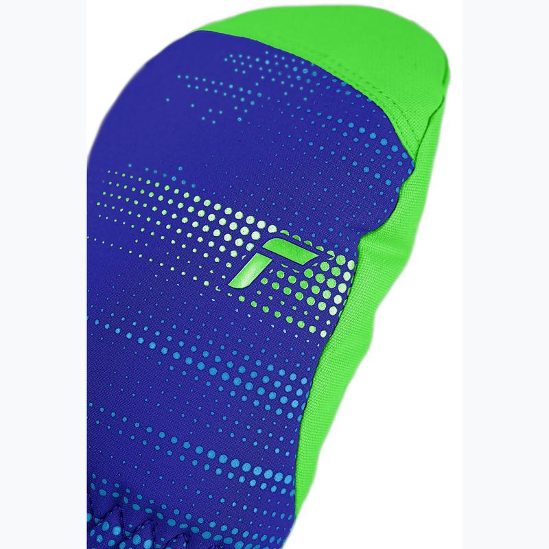 Детски скиорски ръкавици Reusch Maxi R-Tex XT Mitten surf the web/green gecko 4
