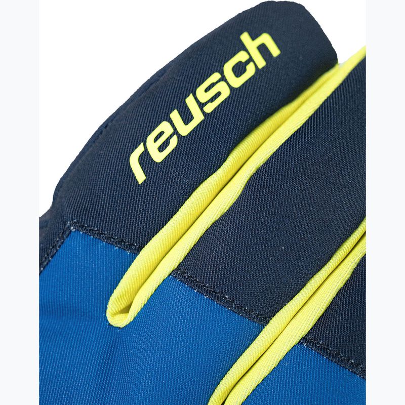 Детски скиорски ръкавици Reusch Leo R-Tex XT black/imperial blue/safety yellow 4