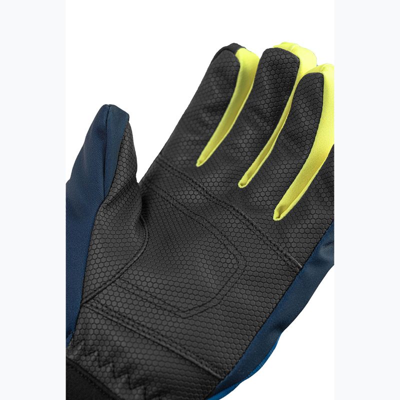 Детски скиорски ръкавици Reusch Leo R-Tex XT black/imperial blue/safety yellow 6