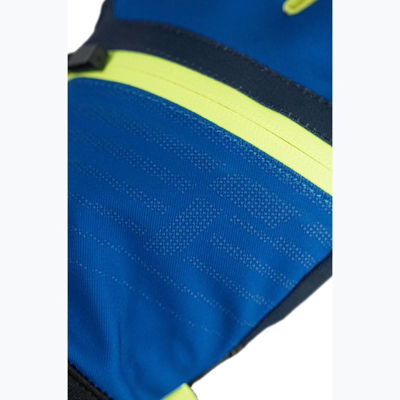 Детски скиорски ръкавици Reusch Leo R-Tex XT black/imperial blue/safety yellow 7