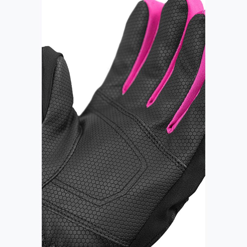 Детски скиорски ръкавици Reusch Leo R-Tex XT black/black melange/pink glo 7