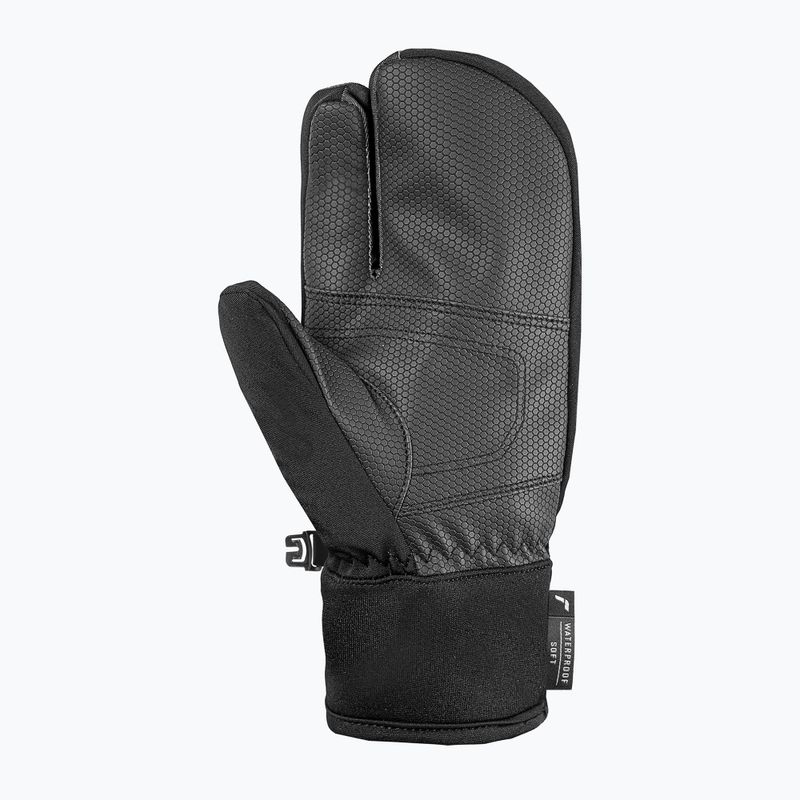Детски скиорски ръкавици Reusch Leo R-Tex XT Lobster black/white 3