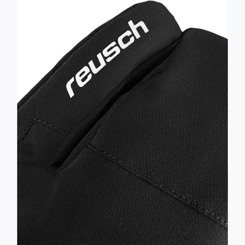 Детски скиорски ръкавици Reusch Leo R-Tex XT Lobster black/white 4