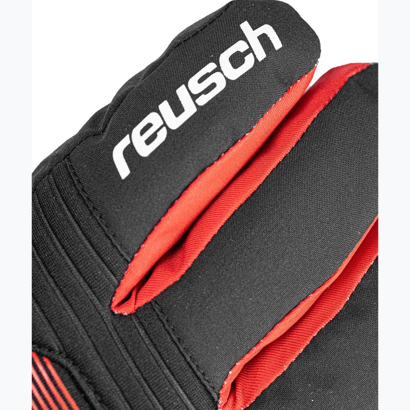 Детски скиорски ръкавици Reusch Rocket GORE-TEX black/black melange/fire red 4