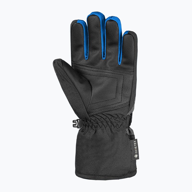 Детски скиорски ръкавици Reusch Rocket GORE-TEX black/black melange/brilliant blue 3