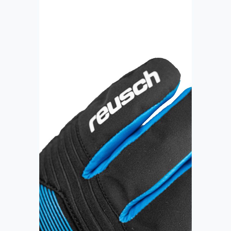 Детски скиорски ръкавици Reusch Rocket GORE-TEX black/black melange/brilliant blue 4