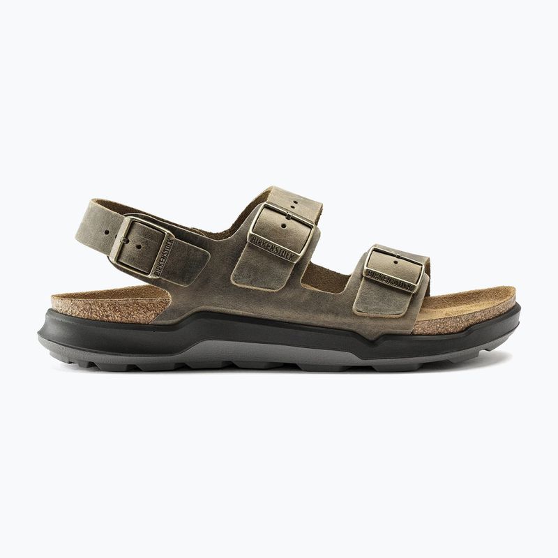 Мъжки сандали BIRKENSTOCK Milano Crosstown Oiled Leather Regular faded khaki 9
