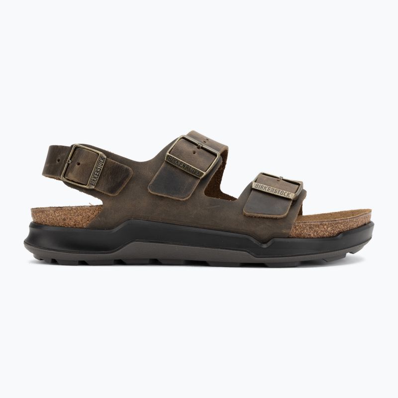 Мъжки сандали BIRKENSTOCK Milano Crosstown Oiled Leather Regular faded khaki 2