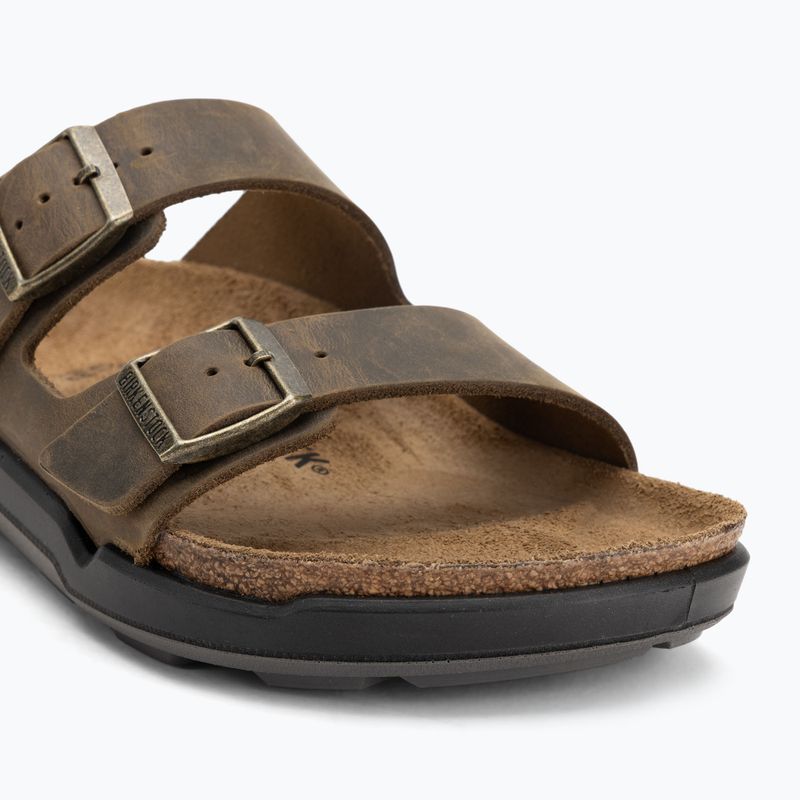 BIRKENSTOCK Arizona CT LEOI Обикновени избледнели джапанки в цвят каки 7