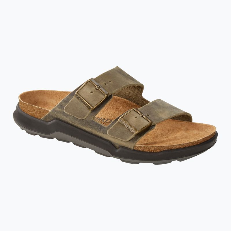 BIRKENSTOCK Arizona CT LEOI Обикновени избледнели джапанки в цвят каки 8