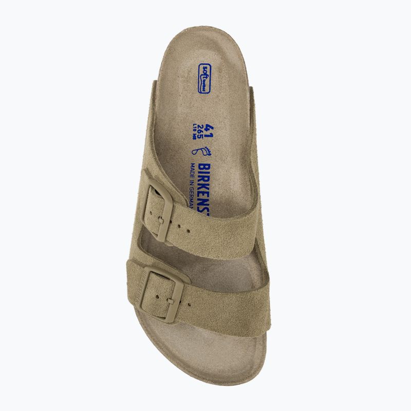 Чехли BIRKENSTOCK Arizona Suede Regular faded khaki 6