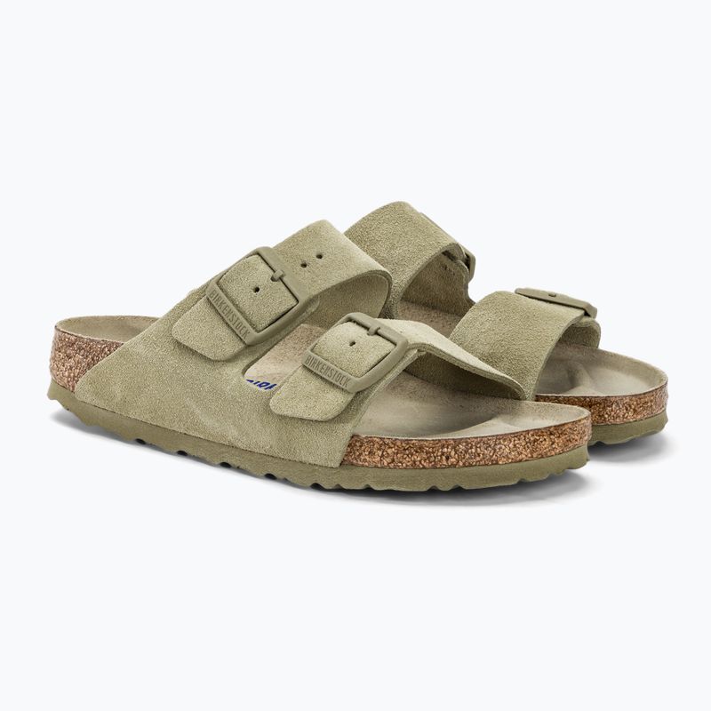 Чехли BIRKENSTOCK Arizona Suede Narrow faded khaki 4