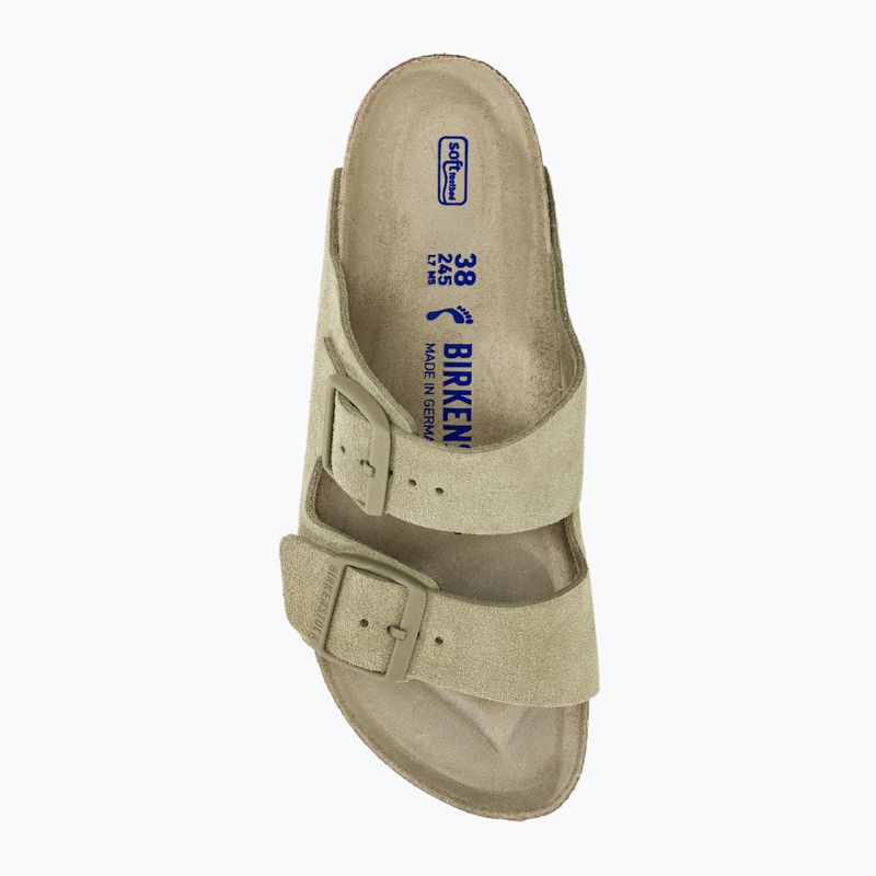 Чехли BIRKENSTOCK Arizona Suede Narrow faded khaki 6